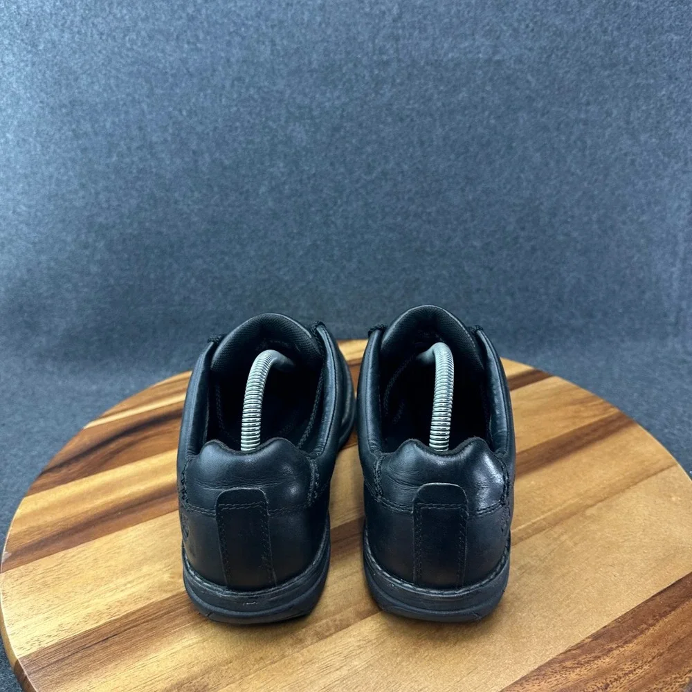 Timberland PRO Mens Sz 9 Black Leather Oxford Work Shoes A191Z